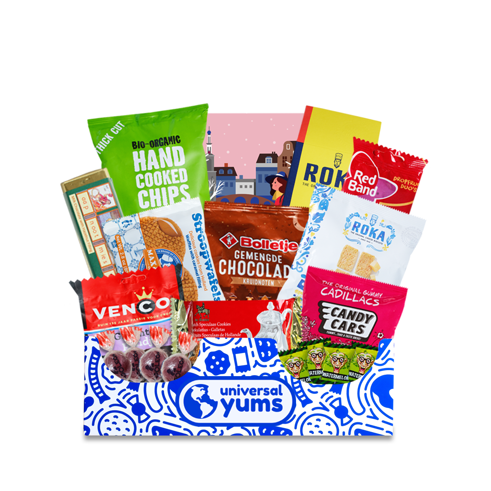Netherlands Snack Foods - Universal Yums International Snack Box - January 2021