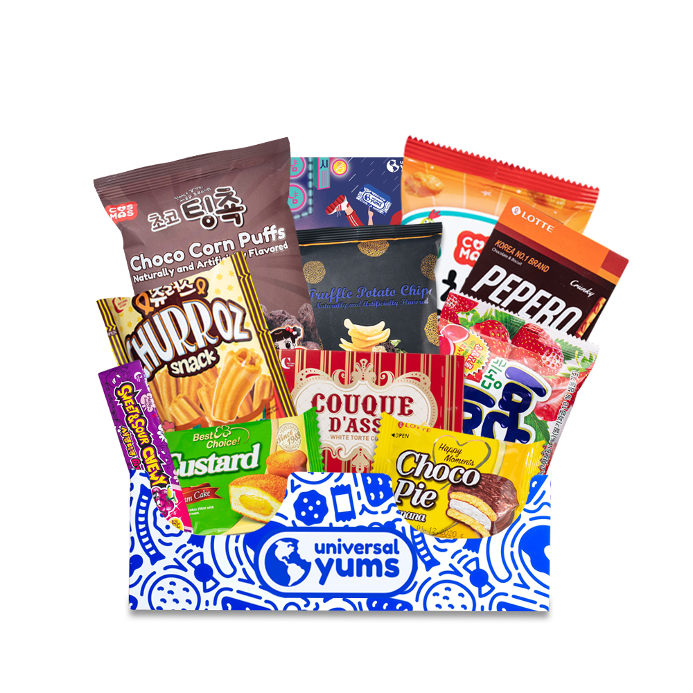 Korean Snacks - Universal Yums International Snack Box - June 2021