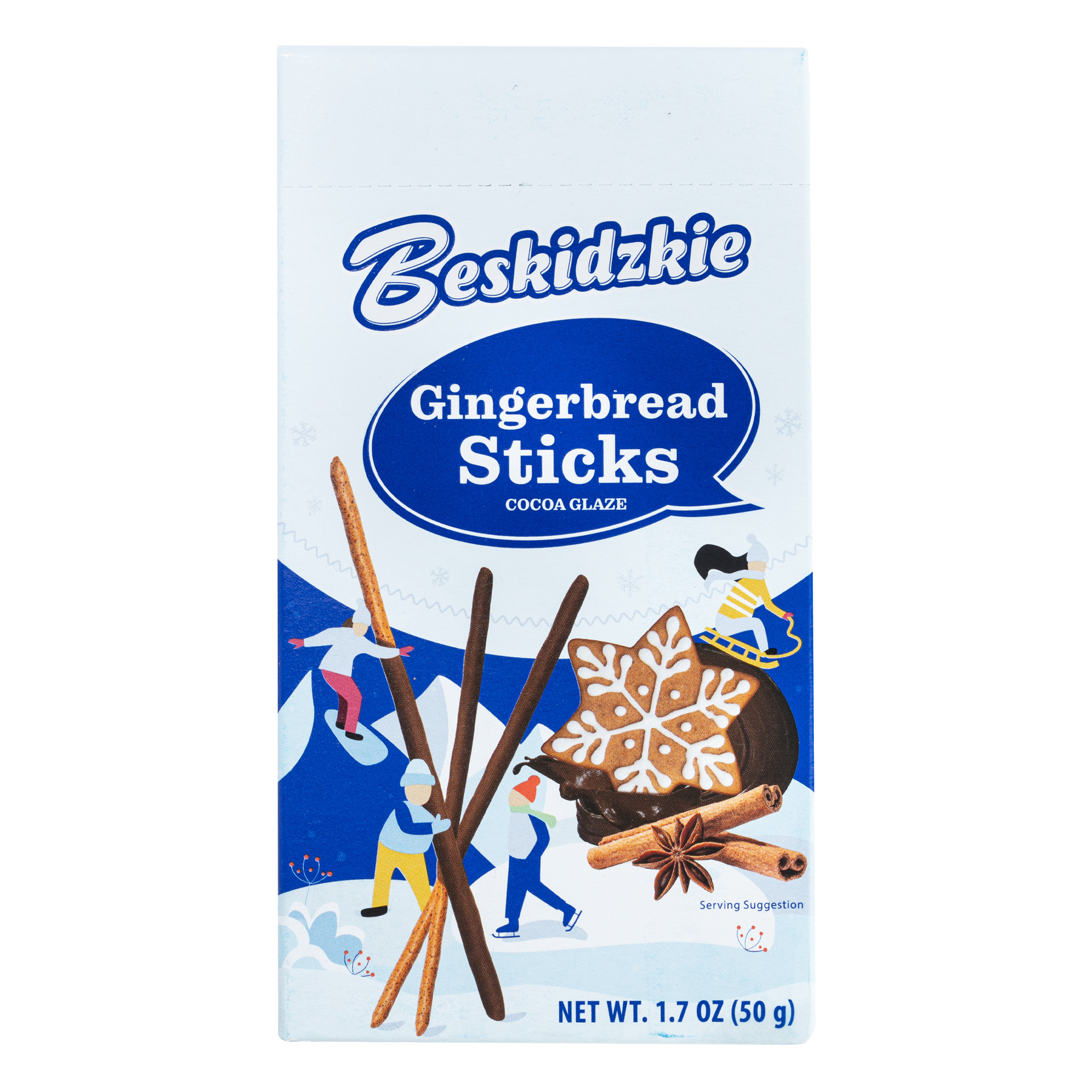 Cocoa Glazed Gingerbread Sticks Universal Yums