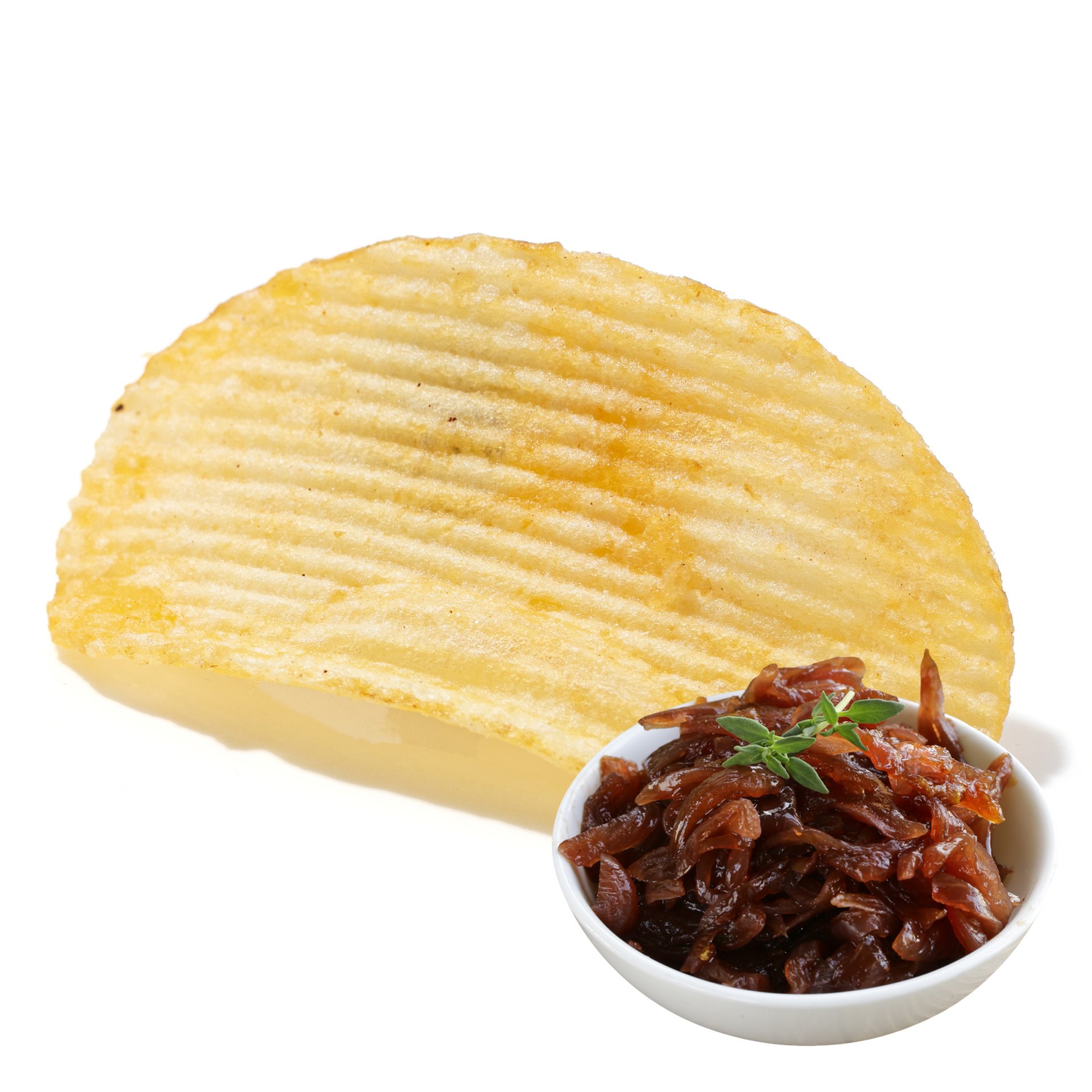 Onion Confit & Balsamic Vinegar Potato Chips image