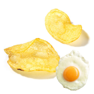Fried Egg & Sea Salt Flavored Chips image