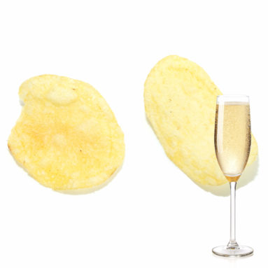 Sparkling Wine Flavored Potato Chips image