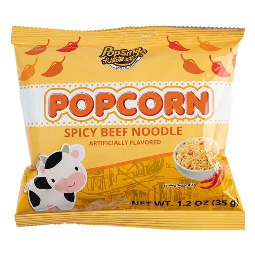 Spicy Beef Noodle Flavored Popcorn