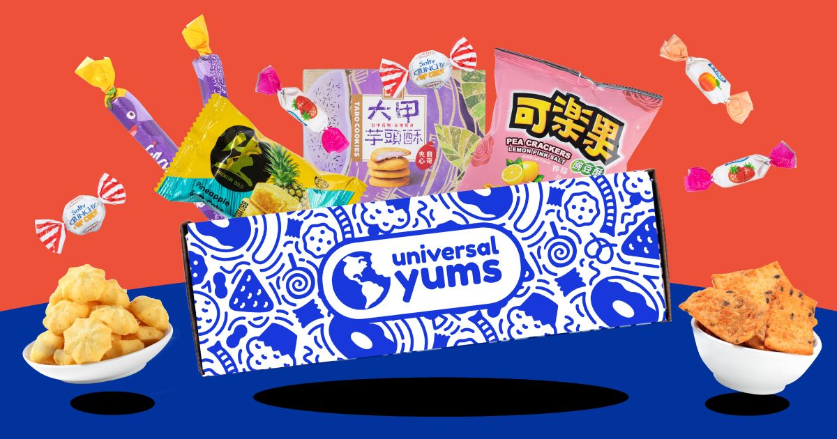 Universal Yums  Subscription Box with Snacks from Around the World