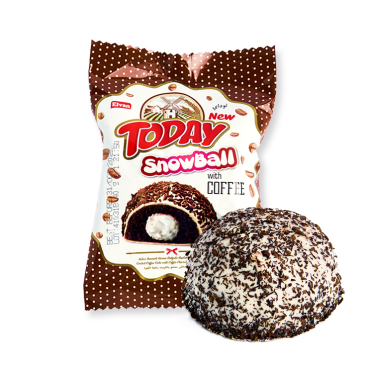 Chocolate Cake With Coffee, Milk Cream & Coconut image