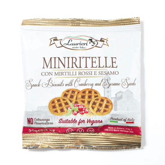 Miniritelle Con Mirtilli Rossi E Sesamo image