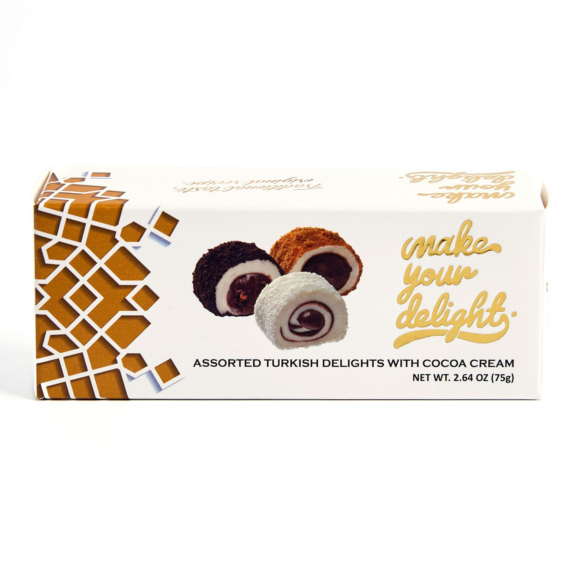 Cocoa Cream Assorted Turkish Delights