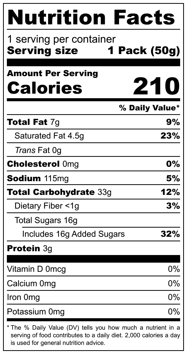 Aldiva Porleo Ruby Sandwich Cookies nutrition facts
