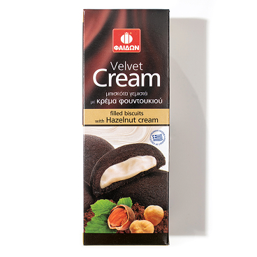 Chocolate Hazelnut Cream Cookies image