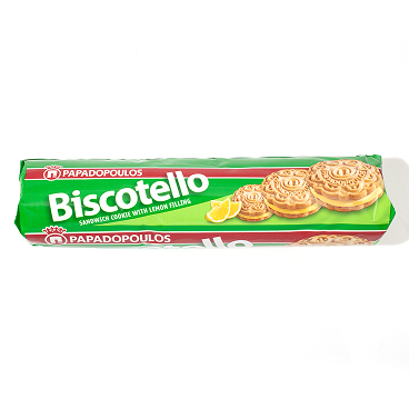 Papadopolous Biscotello Sandwich Cookies: Lemon Cream image