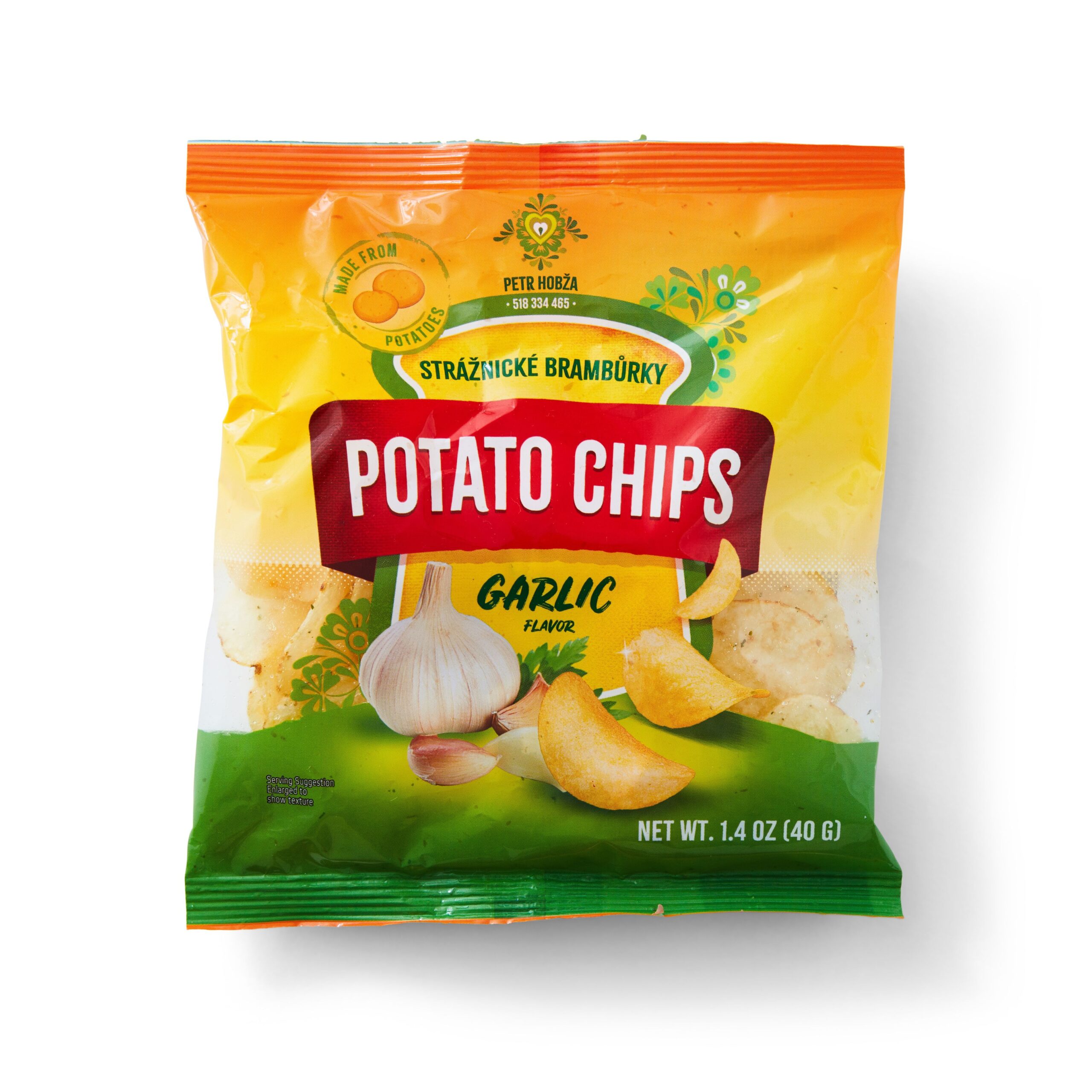 Garlic Potato Chips