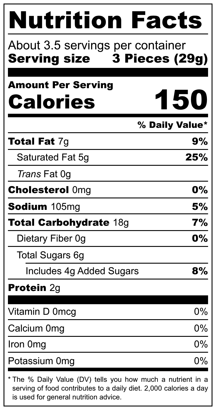 Roma Malkist Cokelat Kelapa nutrition facts