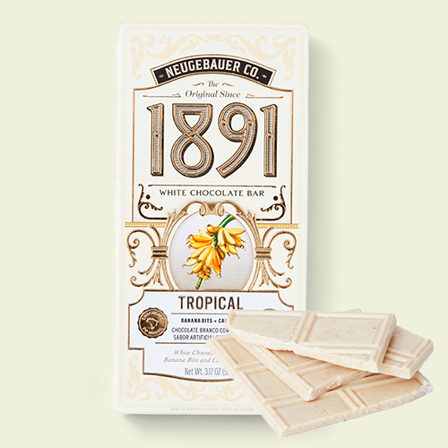 White Chocolate With Banana Bits image