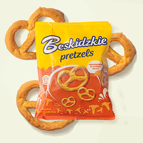 Mushroom-Flavored  Pretzels image