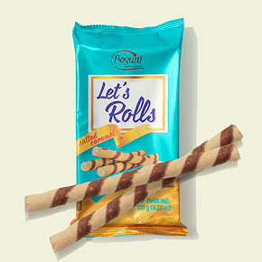 Salted Caramel Wafer Rolls image