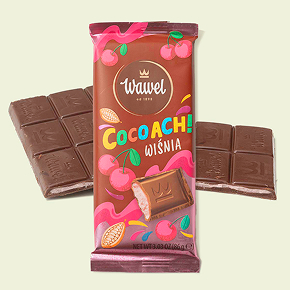 Cherry Creme-Filled Milk Chocolate Bar image