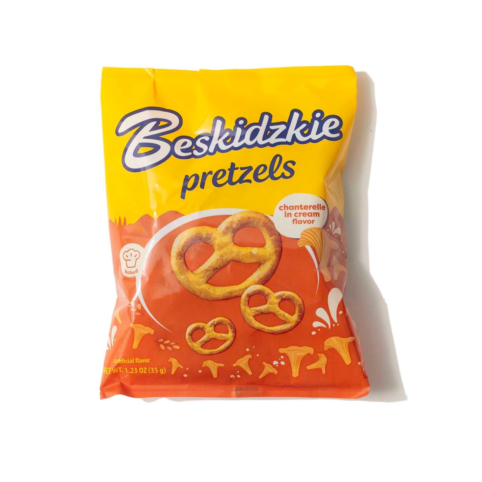Chanterelle in Cream Pretzels