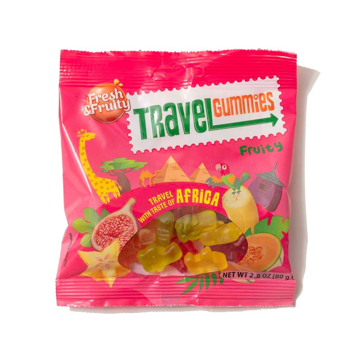 Tropical Fruit Travel Gummies