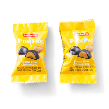 San Andres Pompas Yema con Chocolate Package