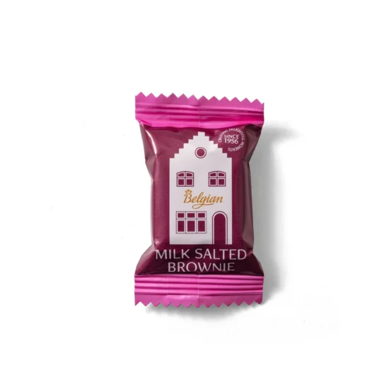 The Belgian Milk Salted Brownie Package
