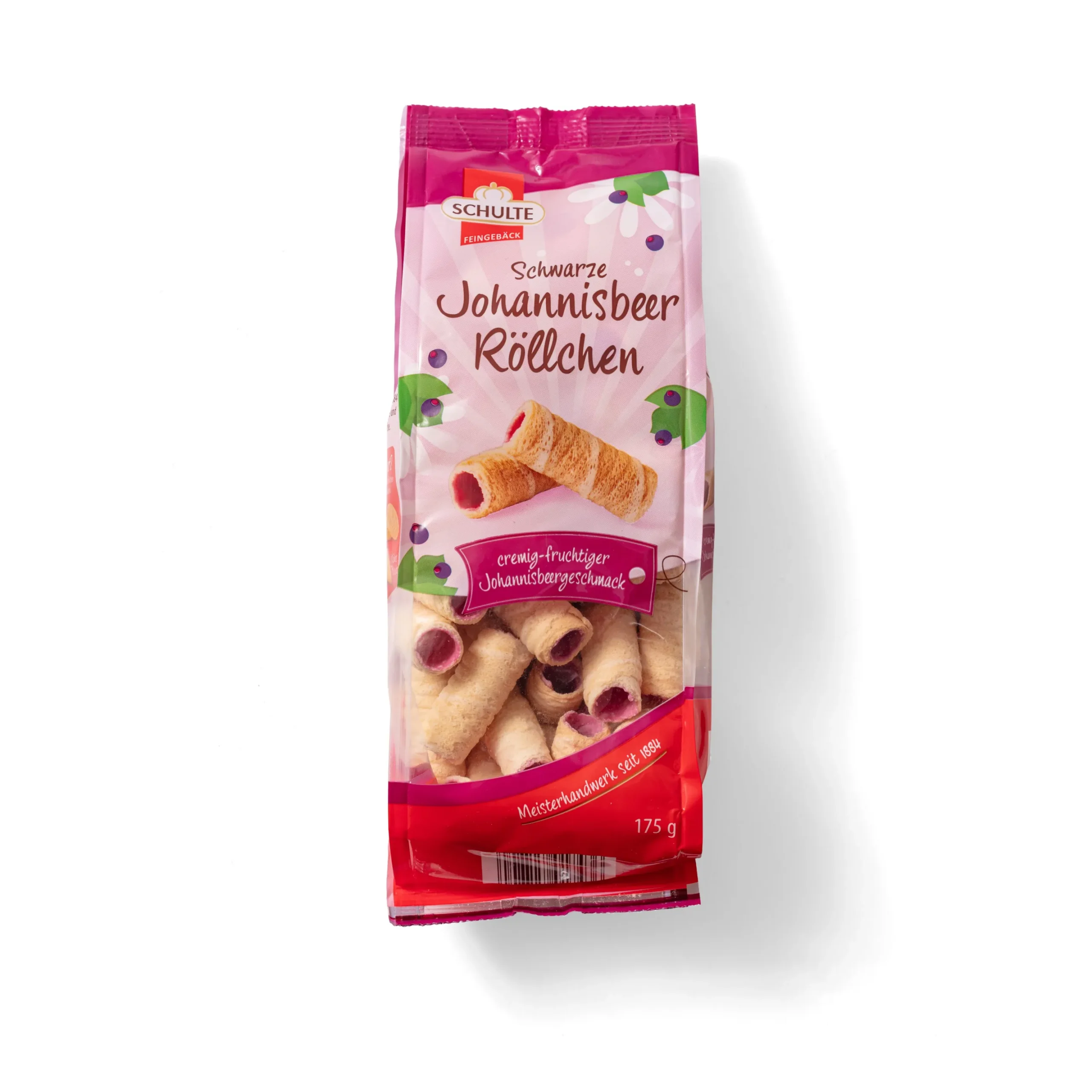 Blackcurrant Wafer Rolls