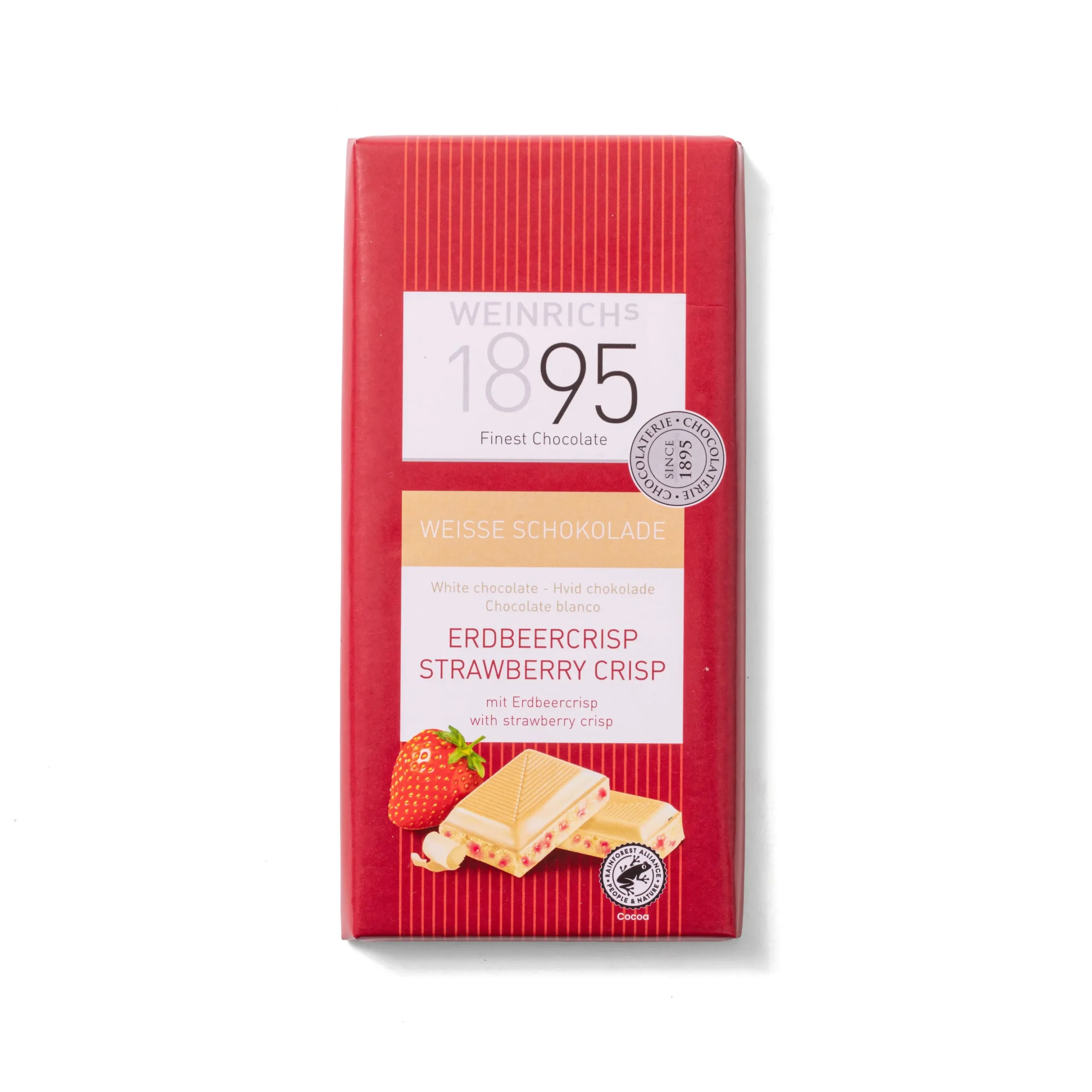 Strawberry Crisp White Chocolate Bar