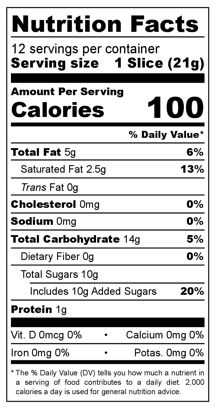 Bikano Soan Papdi nutrition facts