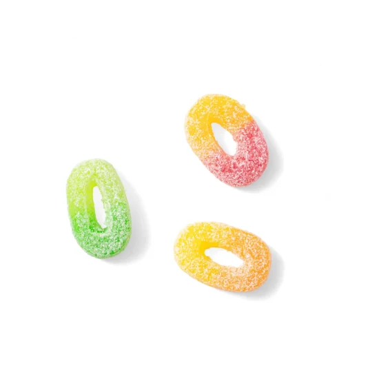 Sweet & Sour Apple Trio Gummies Pieces