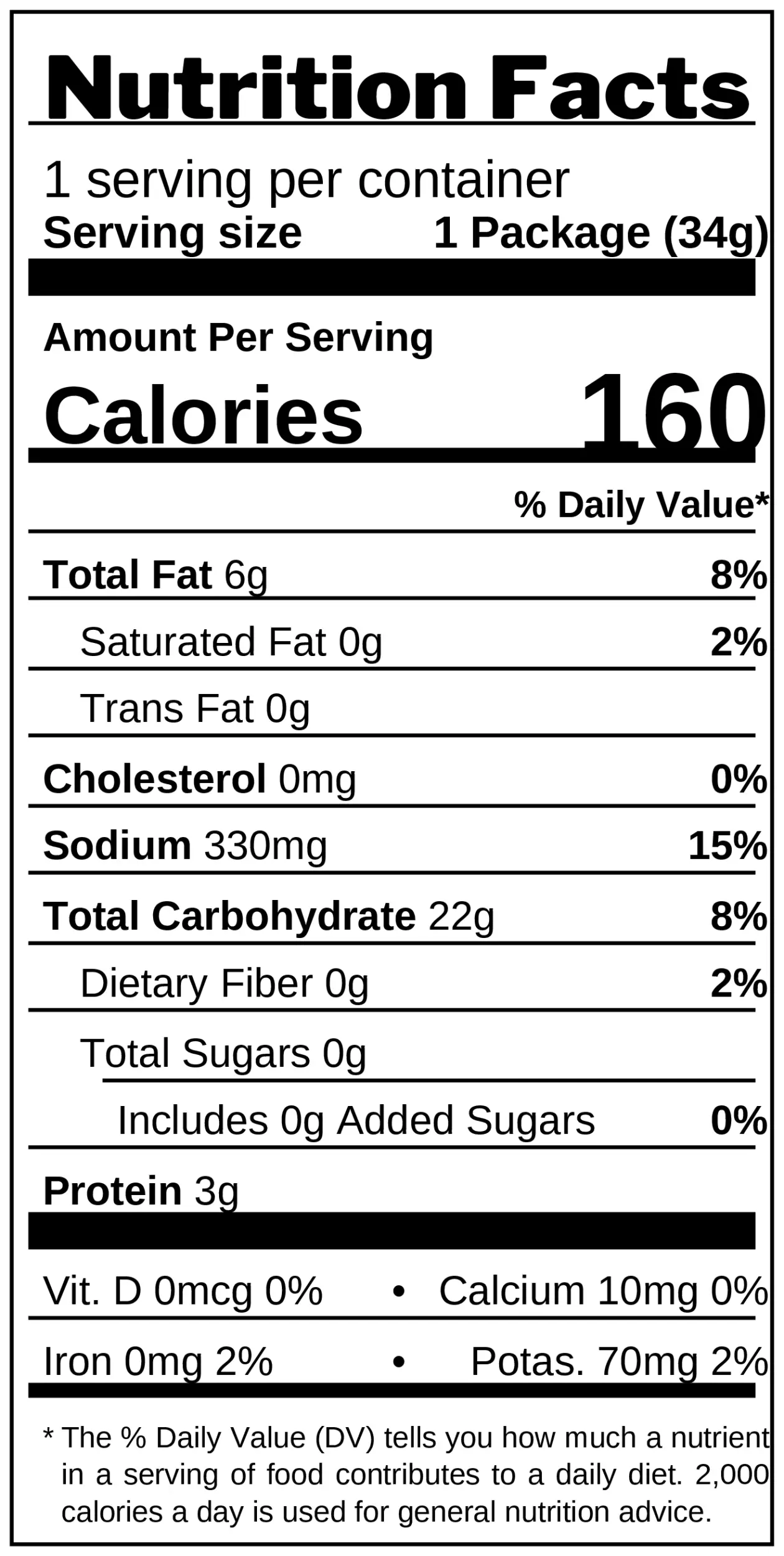 Mr Tarallino Tomato & Oregano Oven Baked Crackers nutrition facts