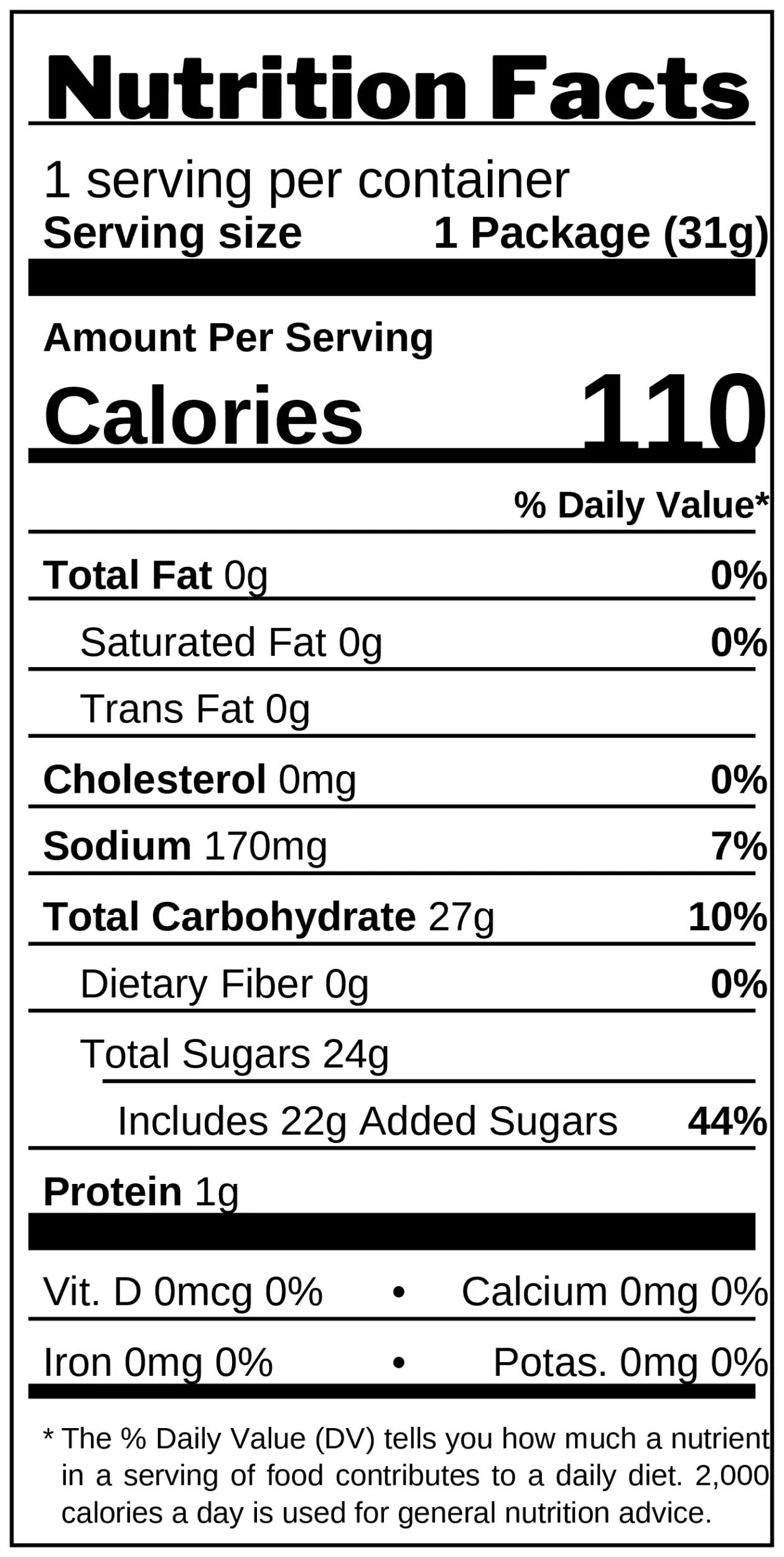Pulparindots Chamoy Tamarind Candies nutrition facts