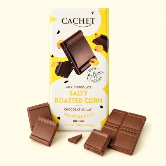Salty Roasted Corn Milk Chocolate Package