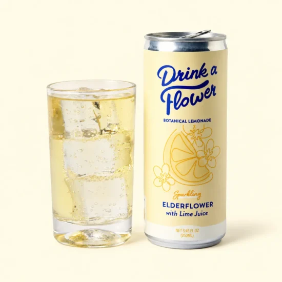Elderflower & Lime Sparkling Lemonade Pieces