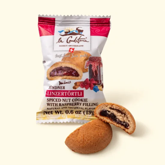 Mini Raspberry Spiced Nut Cookie Package
