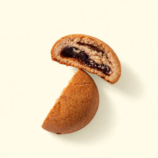 Mini Raspberry Spiced Nut Cookie Pieces