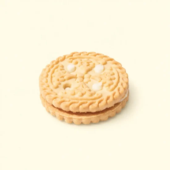 Coconut Cream Sandwich Cookies Pieces