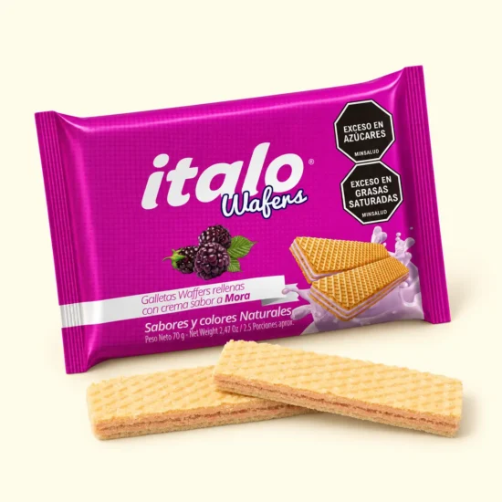 Blackberry Cream-Filled Wafers image