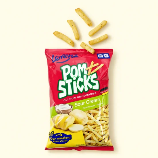 Sour Cream Potato Sticks Package