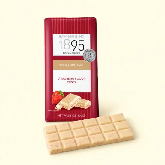 Strawberry Crisp White Chocolate Bar Package