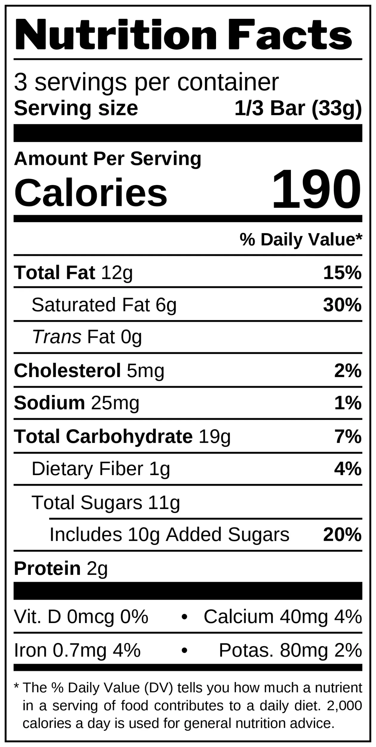 Pistachio Cream & Biscuit Chocolate Bar nutrition facts