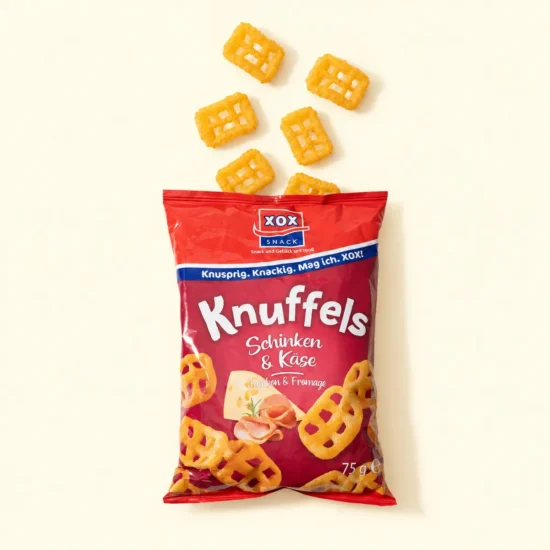 Knuffels Ham & Cheese Corn Puffs image