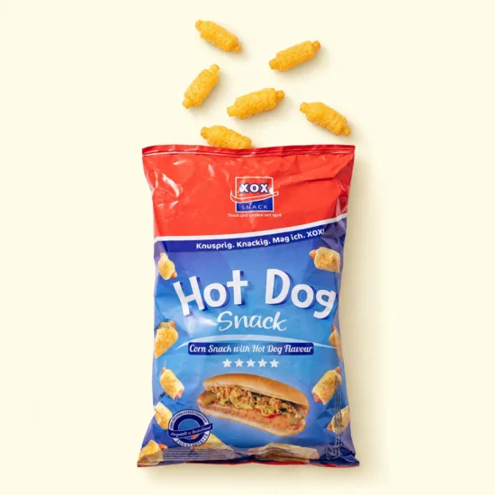 Hot Dog Corn Snack Package