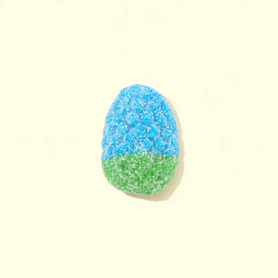 Sour Raspberry Flavored Filled Gummies Pieces