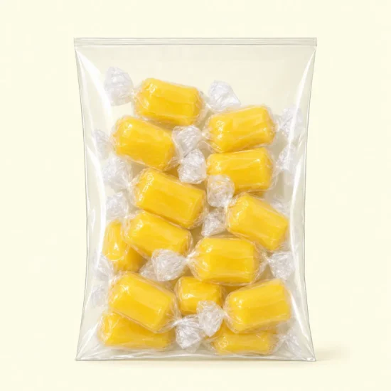 Lemon Posset-Flavored Fudge Package
