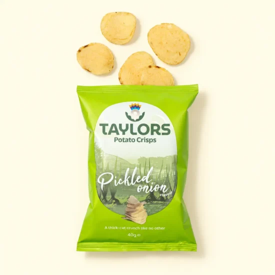 Pickled Onion Potato Chips Package