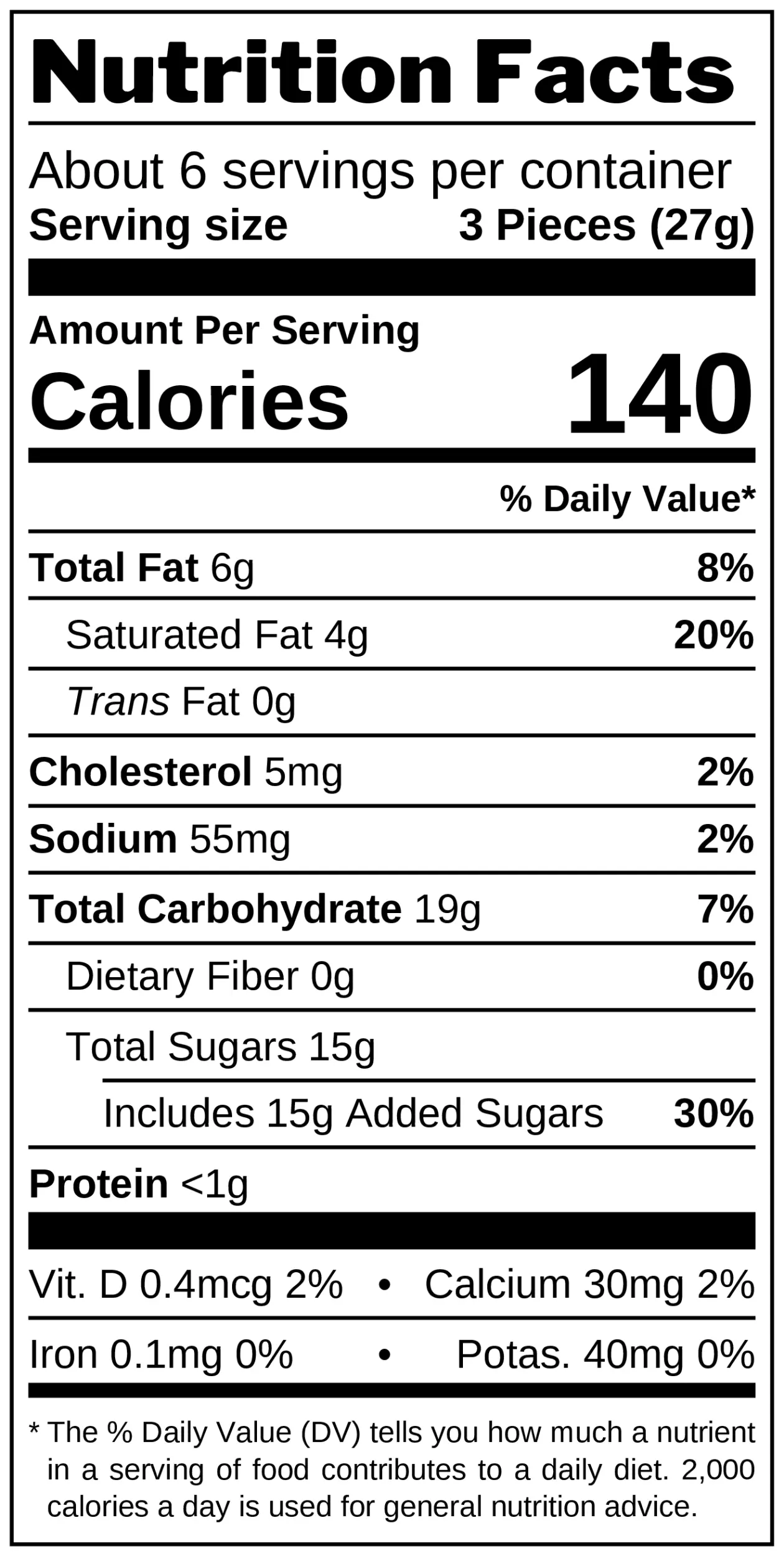 Banana Split Eclairs nutrition facts
