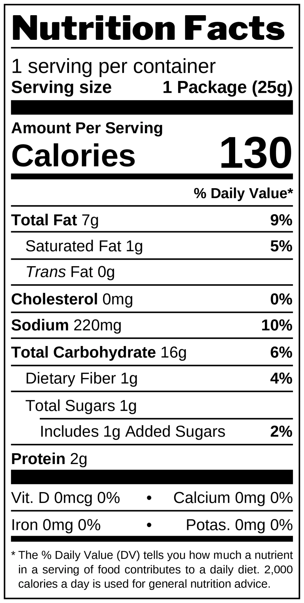 Crusties Classic Cheese Balls nutrition facts