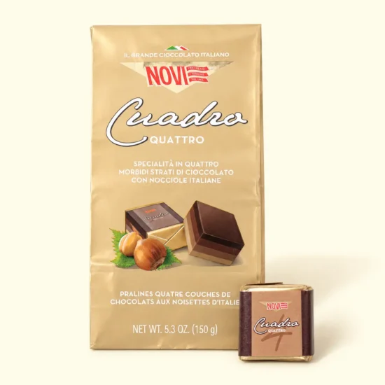Layered Chocolate & Hazelnut Squares Package