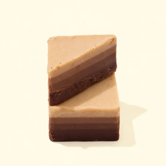 Layered Cremino Chocolate Pieces