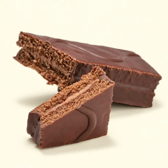 Tiramisu Cream-Filled Cake Pieces