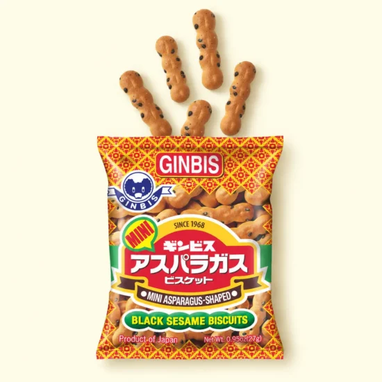 Mini Black Sesame Biscuits Package